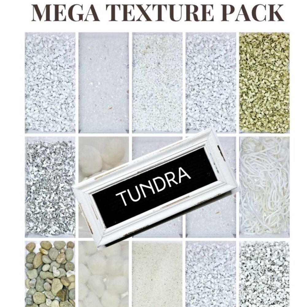 Sensory Bin | TUNDRA | 15 COLOR MEGA PACKS | Educational Activity, Stim Toy,